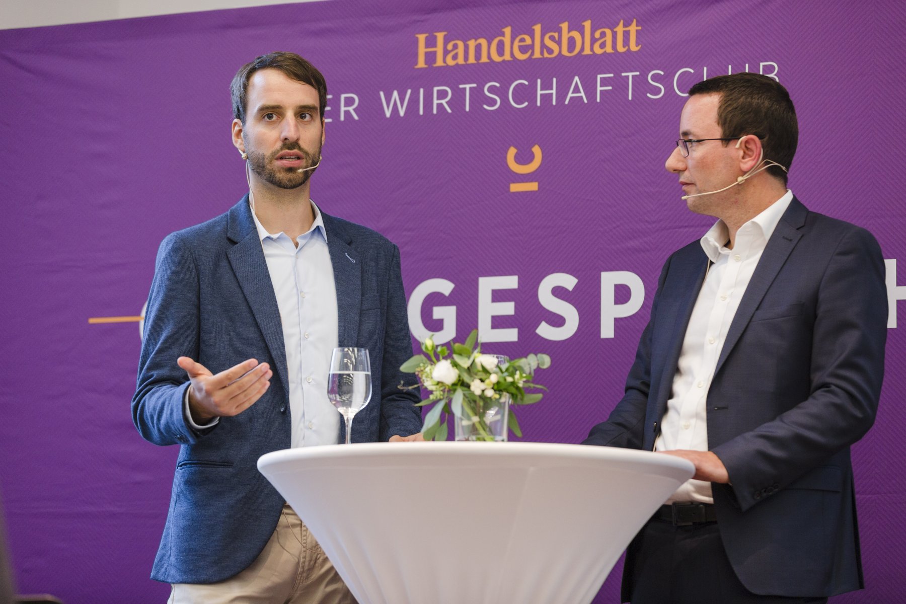 Handelsblatt-Autorengespräch zum Masterplan 2018 in Frankfurt