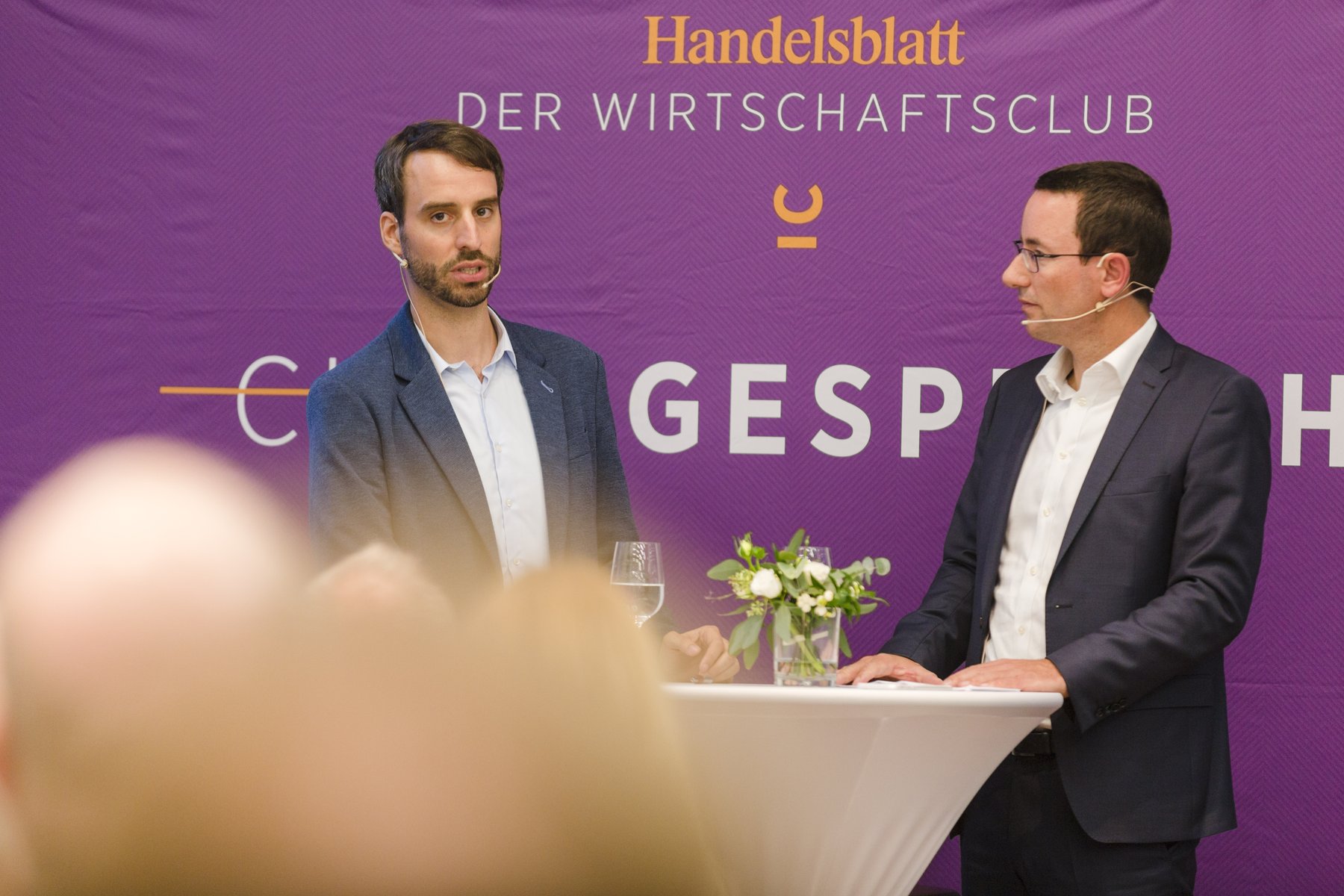 Handelsblatt-Autorengespräch zum Masterplan 2018 in Frankfurt