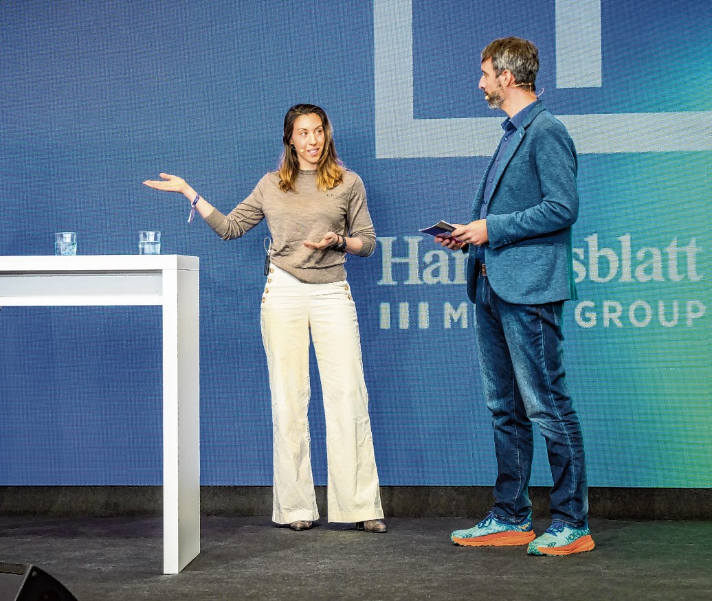 Handelsblatt TECH 2025 in Heilbronn: Gespräch mit einer Vertreterin von OpenAI