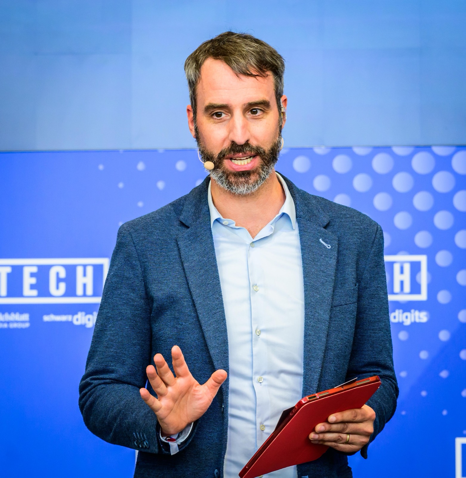 Porträt von Stephan Scheuer auf der Handelsblatt TECH 2026
