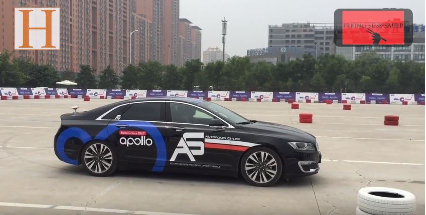 Selbstfahrende Autos von Baidu