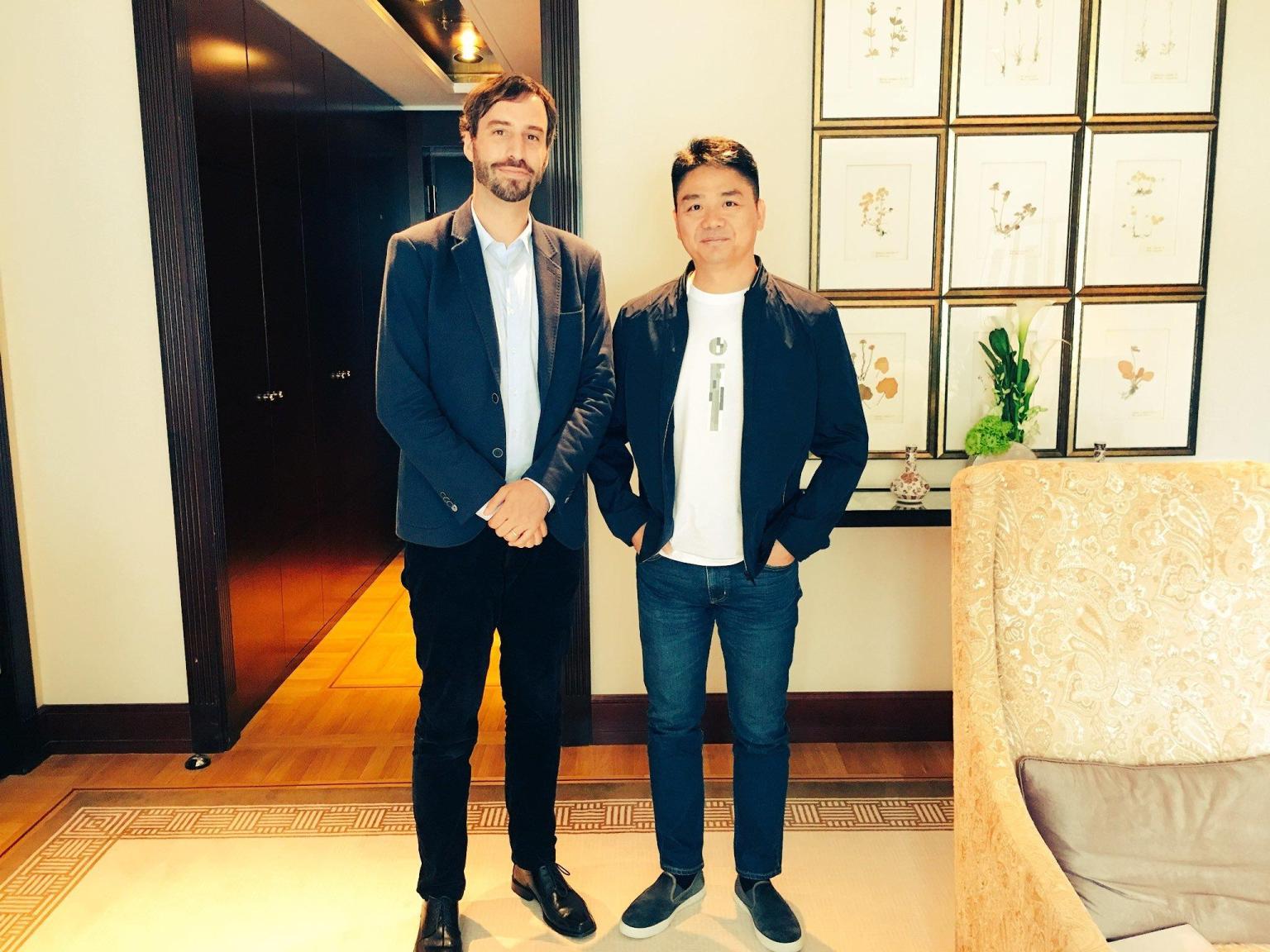 Richard Liu (JD.com) in conversation with Stephan Scheuer in Beijing