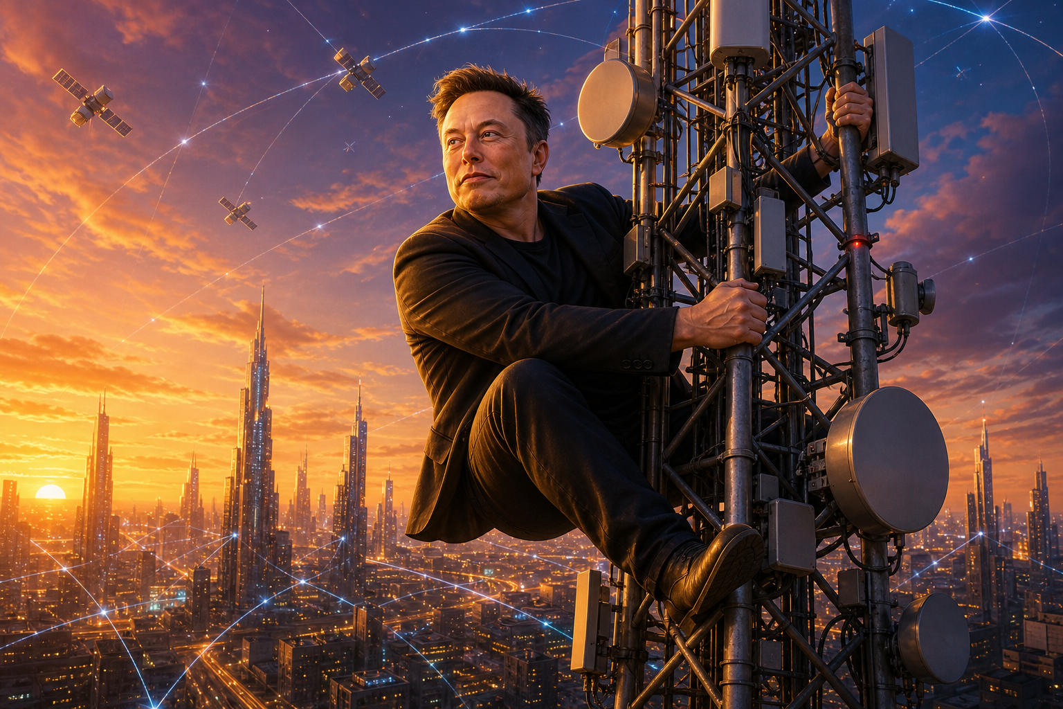 Elon Musk, Starlink und der Angriff auf den Mobilfunk